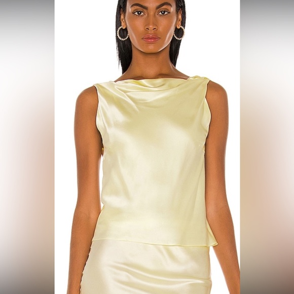 The bar brown silk top - Picture 2 of 4